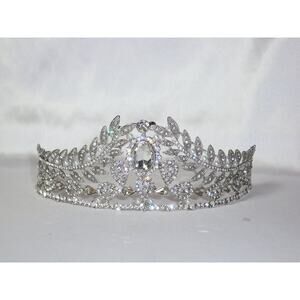 Bridal Rhinestone Headband Prom Quinceanera Birthday Princess Crown Hairband